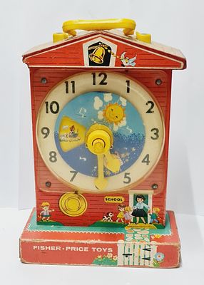 מכשיר וינטאג דגם שעון, תיבת נגינה, עובד חלקית