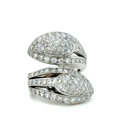 18K WHITE GOLD 11.43G RING DIA-2.40CT D-F/VS SIZE-48
