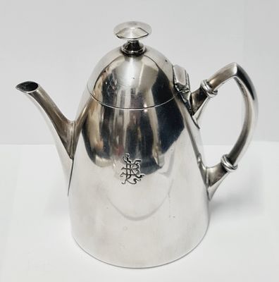 קומקום אנגלי עתיק מצופה כסף חתום