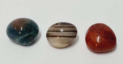 לוט של 3 אבני אגת מרהיבות במשקל כולל של כ 221.25ct