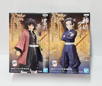 זוג פסלים איכותיים תוצרת בנדאי דגמי אנימה מסדרת דמון סלייר
