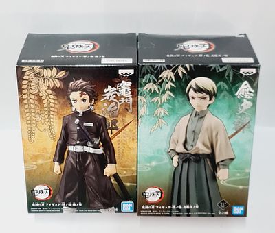 זוג פסלים איכותיים תוצרת בנדאי דגמי אנימה מסדרת דמון סלייר