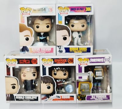 לוט של 5 בובות פופ ביניהם מהדורות מיוחדות, דגמים מגוונים (פגמים למארזים)