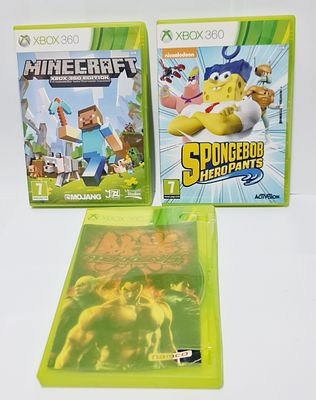 לוט של 3 משחקים מקוריים לקונסולת אקס בוקס x box