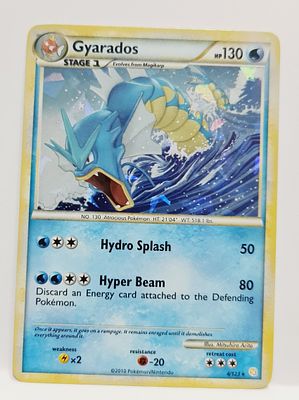 קלף פוקימון Gyarados הולו שנת 2010 (ראה מצב הקלף בתמונות)