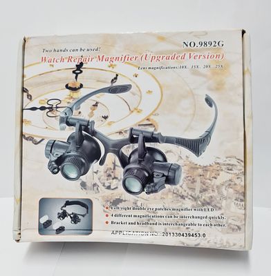 משקפי זכוכית מגדלת לתכשיטינים