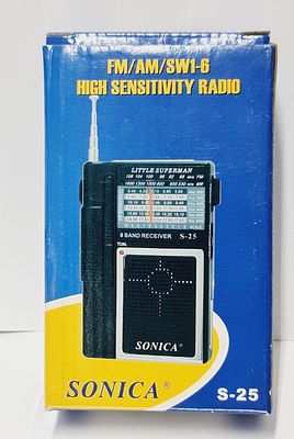 טרנזיסטור תוצרת sonica , מארז מקורי, כחדש