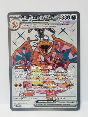 קלף פוקימון Charizard מבוקש במצב מינט