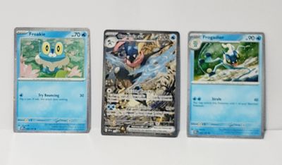 סט קלפי פוקימון פרומו עם הקלף שרק עולה במחיר GRENINJA ex מצב מינט