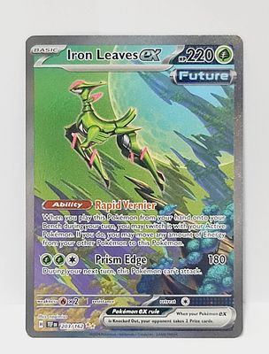 קלף פוקימון מבוקש במצב מינט Iron Leave ex