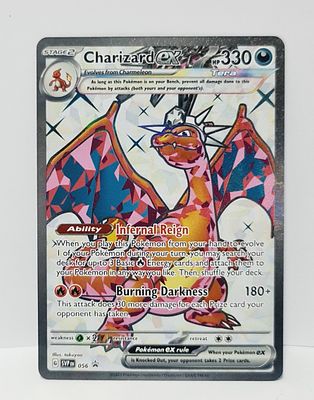 קלף פוקימון מבוקש במצב מינט, צ'אריזארד charizard ex