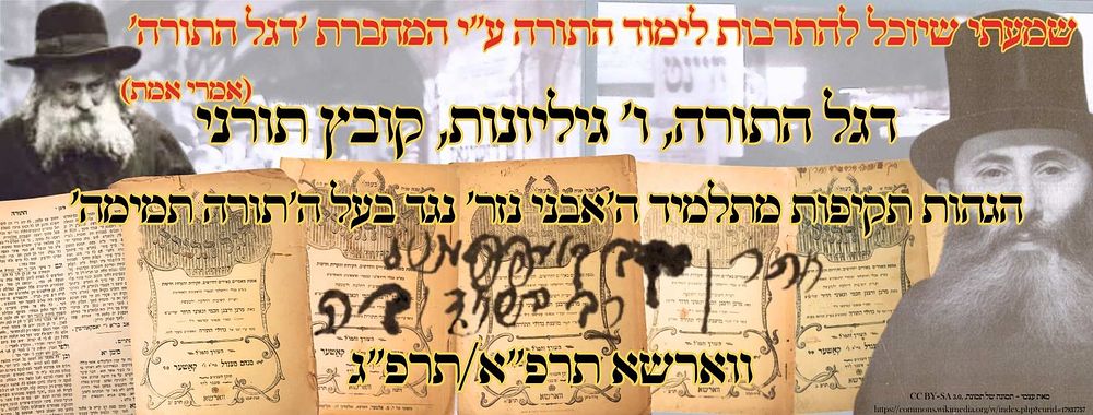 דגל התורה, ה' גליונות, קובץ תורני, ווארשא תרפ"א/תרפ"ג – הגהות תקיפות נגד בעל ה'תורה תמימה' 