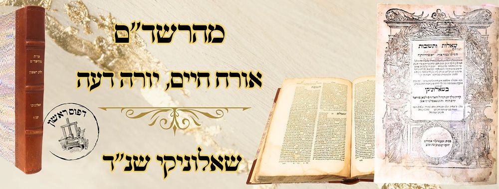 מהרשד'' ם, אורח חיים, יורה דעה, שאלוניקי שנ"ד - מהדורה ראשונה 
מהרשד'' ם, חלק א' 