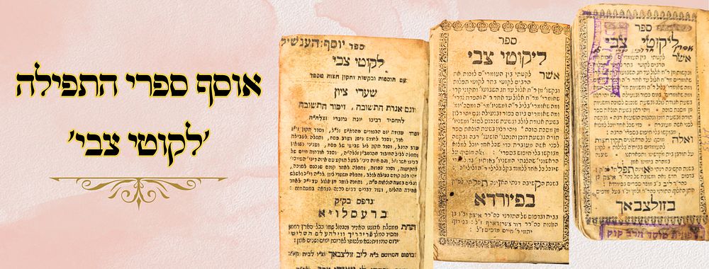 אוסף ספרי 'לקוטי צבי' 
1. לקוטי צבי , תפלות ובקשות, לראש השנה ויו"כ וסוכות, ועוד, לרבי 