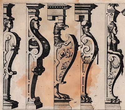 Set of 6 prints on Architectural Elements
