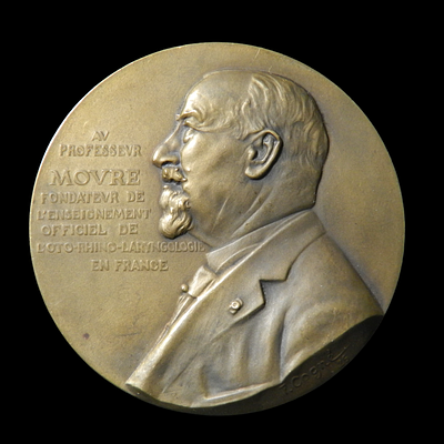 François Victor Cogné (1876-1952) - Émile Moure, professor of otorhinolaryngology. Signed: "F.