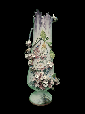 Anonymous Italian c. 1930/1940 - Large Porcelain Vase. Italy, c. 1930/1940. Painted ceramic vase