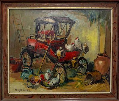 Alexis Hinsberger Martínez (1907-1996) - The Ancestor. Painting by the artist of the Second