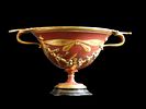 Anonymous Vienna c. 1880 - Vase. Delicate cup made of bronze, enamel, and paint. Delicate work Image - 2