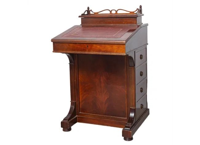 Anonymous English 19th century - Anonymous English 19th century - Davenport furniture. Mueble 