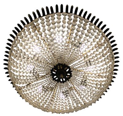 Anonymous Spanish ca. 1960/70 - Ceiling lamp. Chandelier or ceiling lamp with 8 lights. Composed 