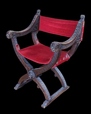 Armchair jamuga - Anonymous Spanish ca. 1940. Armchair of the so-called jamuga type, following 