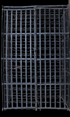 Signed wine rack. France, early 20th century. Wine cellar cabinet for storing bottles of wine or 