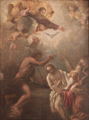 Juan Carre&ntilde;o de Miranda (Concejo de Carre&ntilde;o 1614 - Madrid 1685) - Baptism of Jesus. In our 