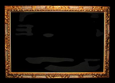 Anonymous 17th century Spanish - Frame. Frame in carved wood, gilded and polychromed in 