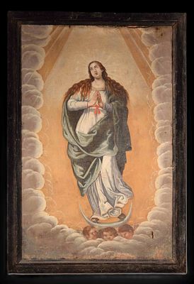 Anonymous Spanish c. 1600 - Immaculate Conception. Oil on canvas. Spanish school, circa 1600. 