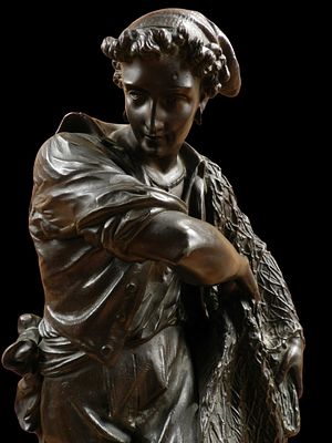 Joseph-Charles de Bl&eacute;zer (Ghent 1828–Paris 1884) – The Fisherman. De Blezer was a Belgian 