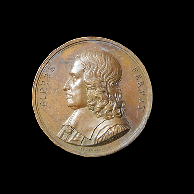 E. Dubois - Pierre Fermat (1601-1665) French mathematician and jurist. Signed: "E &middot; DUBOIS F &middot; / 