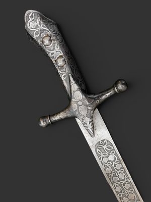 Karabela sabre. Poland, 20th century. Decorative engravings. In very good condition. 90 cm