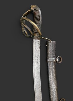 Cavalry sabre. Spain, 1825. Spanish cavalry sabre, Model 1815, inscribed on the back with ‘Real 