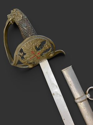 Sable Puerto Seguro. Spain, 1943. Spanish sabre, Puerto Seguro, 1943. In good condition. 90 cm