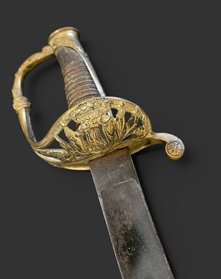 National Militia sabre. Spain, c. 1850. Spanish sabre of the National Militia, mid-19th century. 