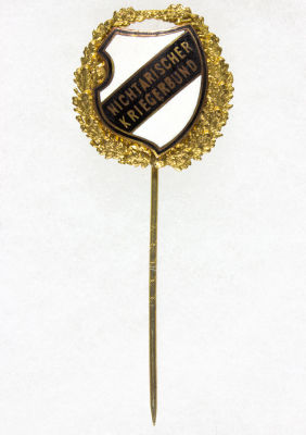 "NON-ARYAN WARRIORS ASSOCIATION" MEMBER'S STICKPIN. Incredibly rare stickpin issued to a member 