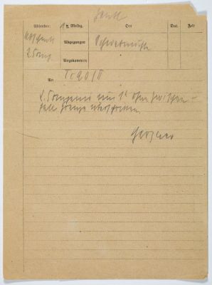 THE FIRST MILITARY TELEGRAM OF WORLD WAR II � THE UNTIMELY INVASION OF POLAND, AUGUST 26, 1939 