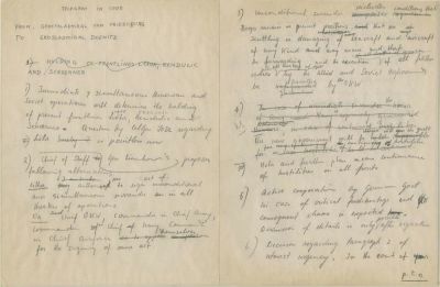 THE RADIO MESSAGE TO THE GERMAN GOVERNMENT DEMANDING “UNCONDITIONAL SURRENDER”. THE RADIO 