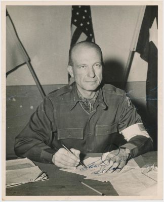 ALEXANDER M. PATCH. (1889 - 1945) American Army general who also commanded Marines in the 