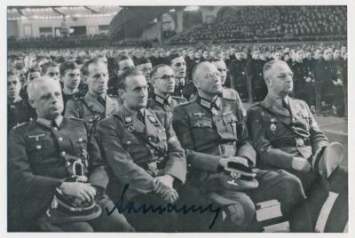ARTUR AXMANN. (1913 - 1996) German Nazi national leader ('Reichsjugendfuhrer') of the Hitler 