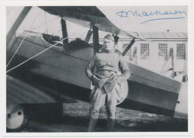 DONALD MACLAREN. (1893 � 1988) Canadian World War I flying ace. He was credited with 54 