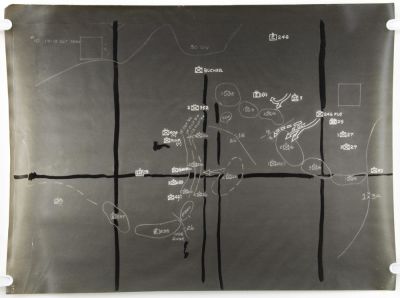 BATTLE OF AACHEN OVERLAYS, OWNED BY GEN. CLARENCE R. HUEBNER. FROM THE ESTATE OF GEN. CLARENCE 