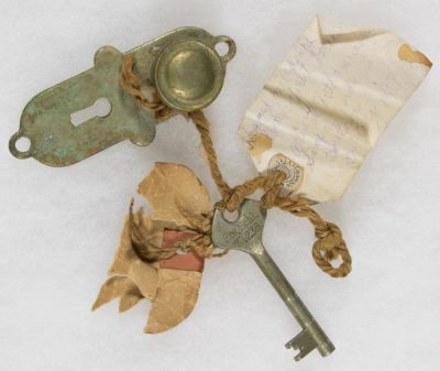 CAPTAIN'S KEY FROM ADOLF HITLER'S 'AVISO GRILLE'. A fine relic from Adolf Hitler's yacht, the 