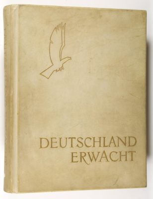 CIGARETTE ALBUM FROM THE LIBRARY OF HIMMLER'S LIAISON OFFICER, KARL WOLFF. Scarce Third Reich 