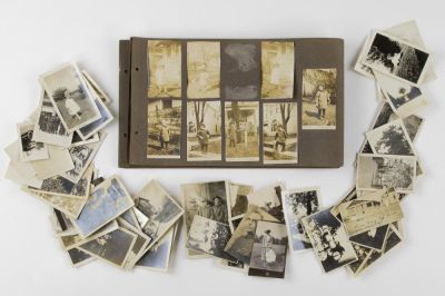 GEN. CLARENCE R. HUEBNER'S FAMILY AND PERSONAL PHOTOGRAPHS (90+). FROM THE ESTATE OF GEN. 