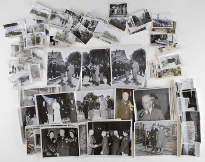 GEN. CLARENCE R. HUEBNER'S POSTWAR PHOTOGRAPHS (200+). FROM THE ESTATE OF GEN. CLARENCE R. 