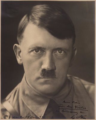 ADOLF HITLER. (1889 - 1945) Fuhrer of Germany and Nazi Party leader, Hitler's bloody rise to 