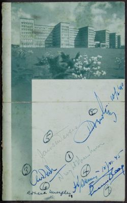 EISENHOWER, ZHUKOV, AUCHINLECK & DEVERS SIGNED MENU. Photo album belonging to Samuel Bayard 