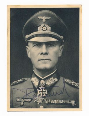 ERWIN ROMMEL. (1891 - 1944) German field marshal whose Afrika Corps threw back repeated British 